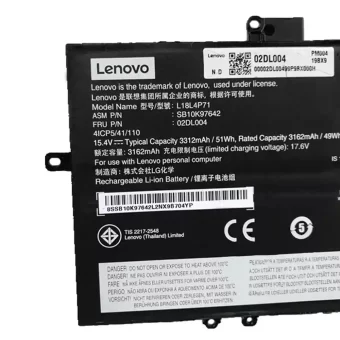Nauja Nešiojamo kompiuterio baterija LENOVO Thinkpad X1C 2019 7th,Thinkpad X1C 2020 8th - Image 3
