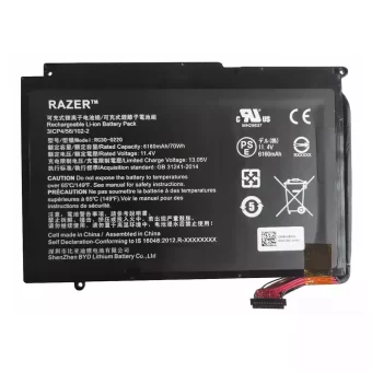 Nauja Nešiojamo kompiuterio baterija RAZER RC30-0220,RZ09-0220