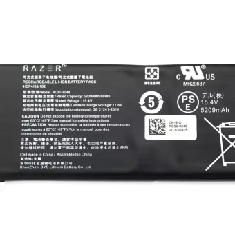 Nauja Nešiojamo kompiuterio baterija RAZER RZ09-0238 RZ09-02385 RZ09-02386 RZ09-0288 RZ09-0301 - Image 3