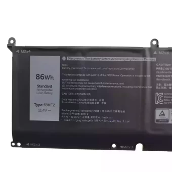 Nauja Nešiojamo kompiuterio baterija Dell Alienware M15 2020,Alienware M17 2020,Alienware M15 R3,Alienware M17 R3 - Image 3