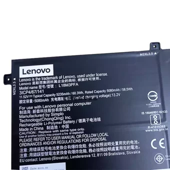 Nauja Nešiojamo kompiuterio baterija LENOVO Yoga C740-15IML - Image 3