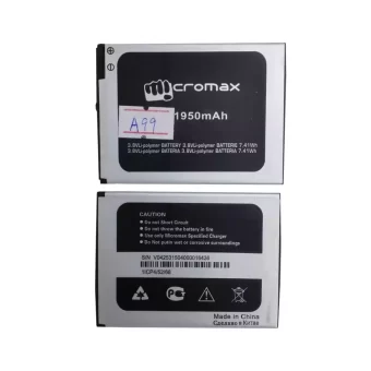 Mobiliojo telefono baterija tinka Micromax A99