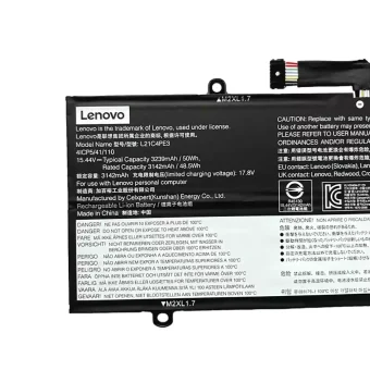 Nešiojamo kompiuterio baterija LENOVO L21C4PE3 L21M4PE4 - Image 3