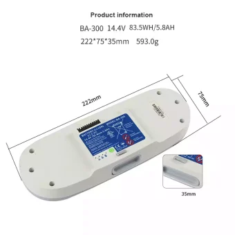 Baterija tinka Inogen BA-200 BA-300 BA-400 BA-500 - Image 2