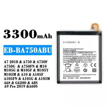 Mobiliojo telefono baterija EB-BA750ABU tinka Samsung A7 2018/A8S/A9 Pro 2019/A60S