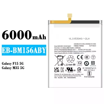 Mobiliojo telefono baterija EB-BM156ABY tinka Samsung Galaxy F15 5G/Galaxy M35 5G