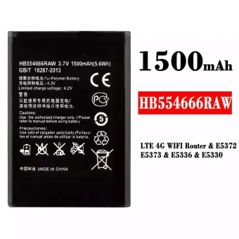 Mobiliojo telefono baterija HB554666RAW tinka HUAWEI LTE 4G WIFI Router / E5372 / E5373 / E5336 / E5330
