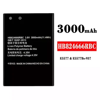 Mobiliojo telefono baterija HB824666RBC tinka HUAWEI E5577