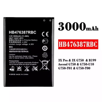 Mobiliojo telefono baterija HB476387RBC tinka HUAWEI 3X Pro