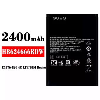 Mobiliojo telefono baterija HB624666RDW tinka HUAWEI E5576-820 4G LTE WIFI Router