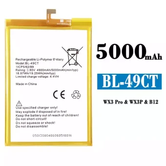 Mobiliojo telefono baterija BL-49CT tinka Tecno WX3 Pro