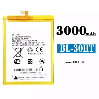Mobiliojo telefono baterija BL-30HT tinka Tecno Camon C8