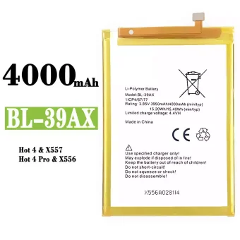Mobiliojo telefono baterija BL-39AX tinka Infinix Hot 4 /Hot 4 Pro