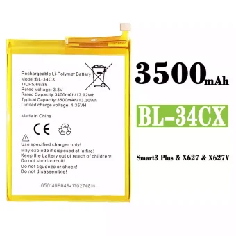 Mobiliojo telefono baterija BL-34CX tinka Infinix Smart 3 Plus