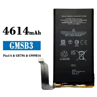 Mobiliojo telefono baterija GMSB3 tinka Google Pixel 6