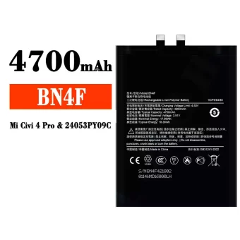 Mobiliojo telefono baterija BN4F tinka Xiaomi Mi Civi 4 Pro