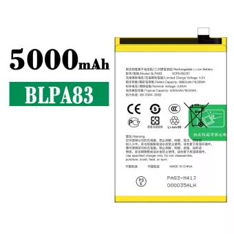 Mobiliojo telefono baterija BLPA83 tinka OPPO Realme C63