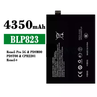 Mobiliojo telefono baterija BLP823 tinka OPPO Reno 5 Pro 5G / Reno 5+