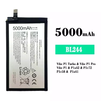 Mobiliojo telefono baterija BL244 tinka Lenovo Vibe P1 Turbo / Vibe P1 Pro / Vibe P1