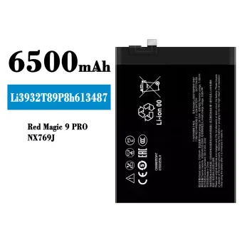 Mobiliojo telefono baterija Li3932T89P8h613487 tinka ZTE Red Magic 9 PRO