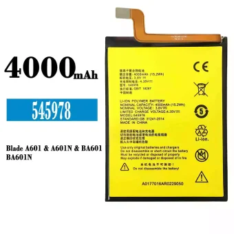 Mobiliojo telefono baterija 545978 tinka ZTE Blade A601/A601N/BA601/BA601N