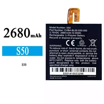 Mobiliojo telefono baterija S50 tinka CAT