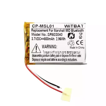 Ausinių baterija Marshall 603040,VDL603040,SR603040,Marshall MID,Major II,Major III,Major IV