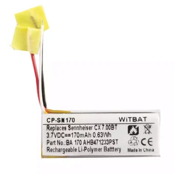 Ausinių baterija BA 170, AHB471233PST įkrovimo dėklui