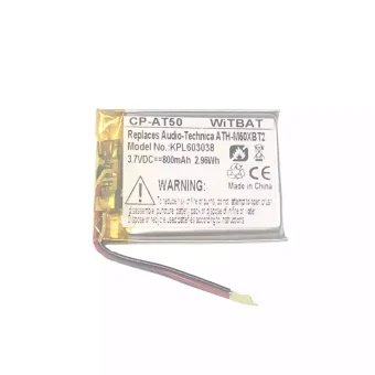 Ausinių baterija Audio-Technica ATH-M50XBT2,ATHM50XBT,ATH-DSR9BT,ATH-DSR7BT,ATH-SR6BT,ATH-SR5BT,SR5BTBK,SR5BTWH,ATH-AR3BT