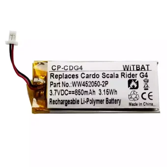 Ausinių baterija BAT00004,BAT00002,WW452050-2P,WW452050PL-2PC