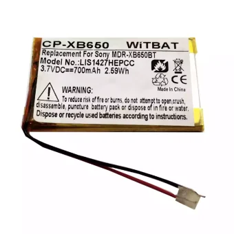 Ausinių baterija Sony LIS1427HEPCC US343450E,1-756-920-32,ZU10192-16005