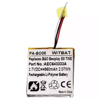 Ausinių baterija B&O B'eoplay E8, Be'oplay E8 TWS Case,AEC643333A
