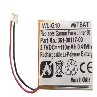 Baterija Garmin Approach S40,Forerunner 30,361-00117-00