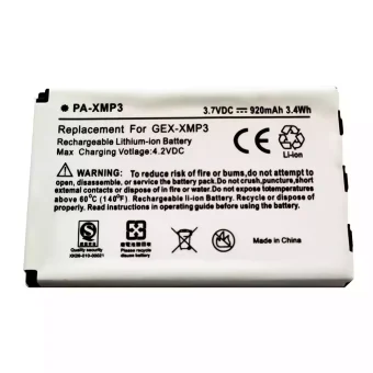 Baterija Pioneer GEX-XMP3,Sirius XM XMP3,XM-6900-0004-00,990552